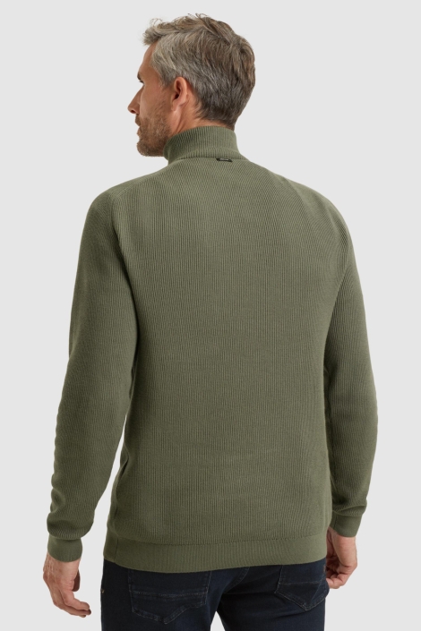 Vanguard half zip collar cotton structure